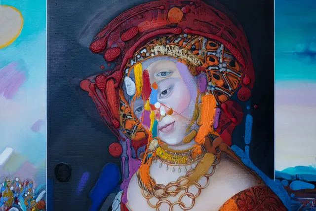 Domina cum Sphaera, detail 2