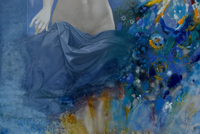 Leonardo #2, Leda, detail 2