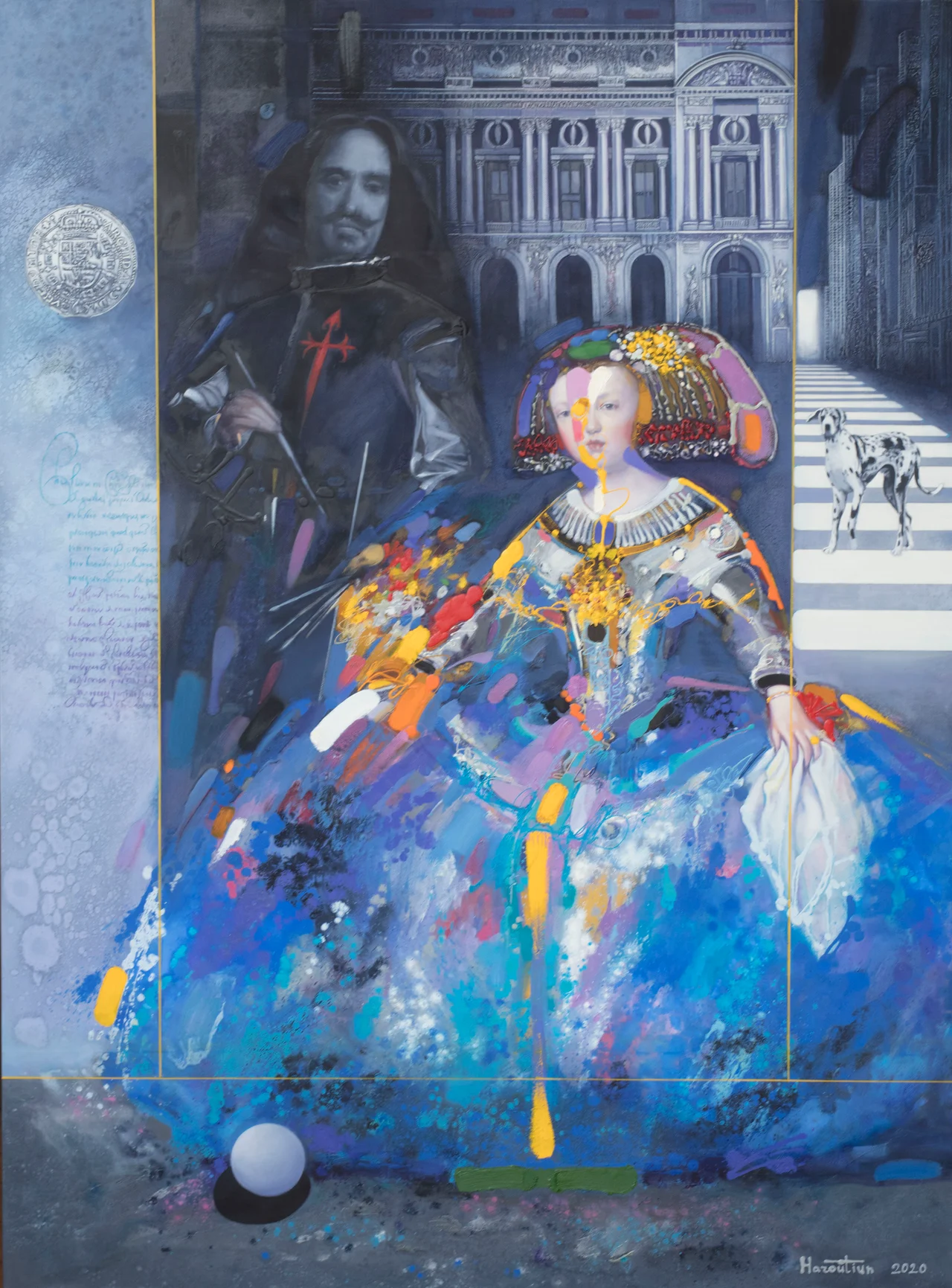 Infanta in Caeruleo, oil on canvas